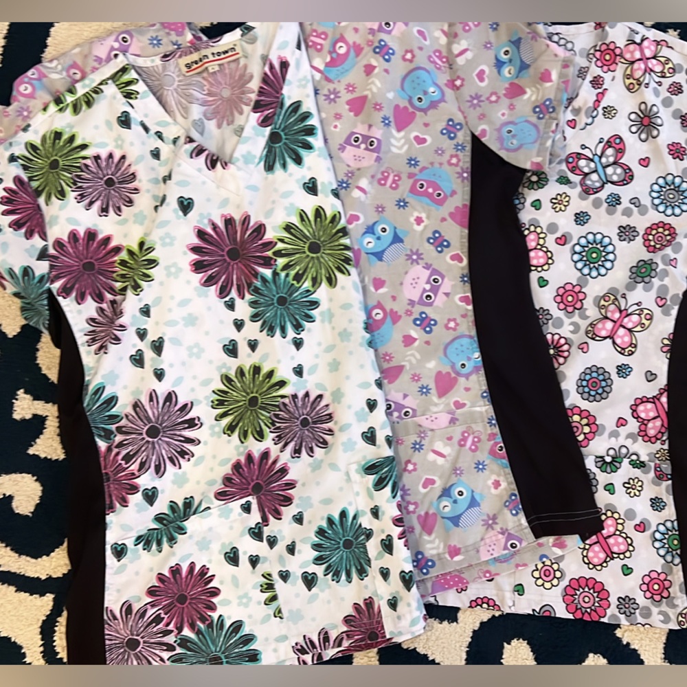 Scrub tops